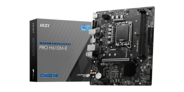 MSI PRO H610M-E                      (H610,S1700,mATX,DDR5)