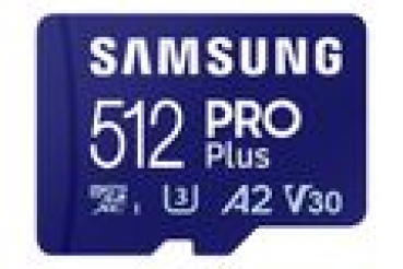 SD MicroSD Card 512GB Samsung SDXC PRO Plus (2023) Reader retail