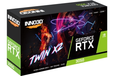 Preview: INNO3D RTX3050 Twin X2             8GB GDDR6 HDMI DVI DP