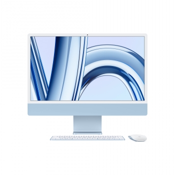 Apple iMac 4.5K (24) M3 8/10-Core/8GB/512GBSSD/Blau MacOS