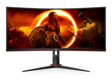 AOC 86,4cm (34)  CU34G2XP/BK 21:09 2xHDMI+2xDP+USB Curved retail