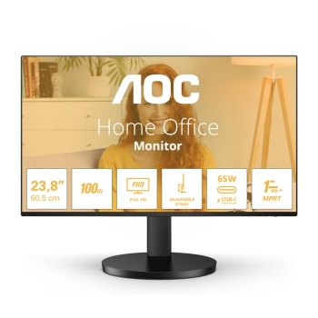 AOC 60,5cm (23,8) 24B3CF2   16:09 HDMI+USB-C IPS Lift black retail