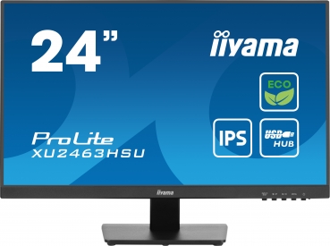 IIYAMA 60.5cm (24)   XU2463HSU-B1 16:9  HDMI+DP+2xUSB IPS retail