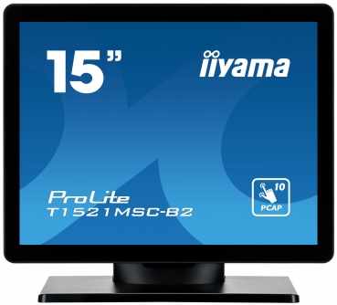 IIYAMA 38.0cm (15)   T1521MSC-B2  4:3  M-Touch VGA+HDMI retail