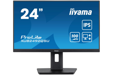Preview: IIYAMA 60,5cm (23,8) XUB2492QSU-B1 16:9 HDMI+DP+USB Lift retail