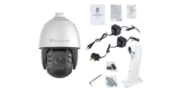 Preview: LevelOne IPCam32xZ PTZ   Dome Out 4MP/H.265/IR/ 20W/PoE/IP66