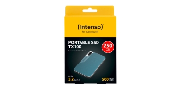 Preview: Intenso externe SSD TX100 250GB USB 3.2 Gen 1x1 grau-blau