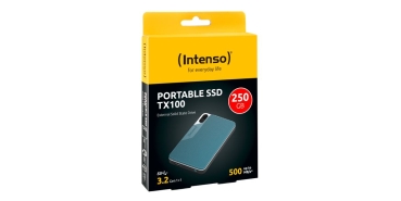 Preview: Intenso externe SSD TX100 250GB USB 3.2 Gen 1x1 grau-blau