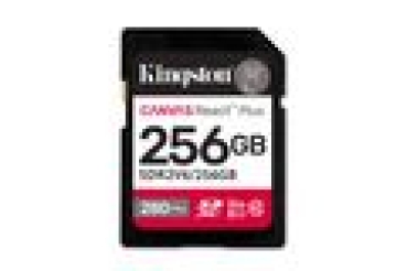 SD Card 256GB Kingston SDXC React+ 280R/150W Reader retail