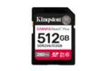 SD Card 512GB Kingston SDXC React+ 280R/150W Reader retail