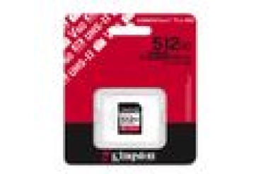 Preview: SD Card 512GB Kingston SDXC React+ 280R/150W Reader retail