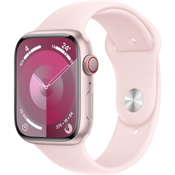 Apple Watch S9 Aluminium Cellular 45mm Rosé (Sportarmband hellrosa) M/L NEW