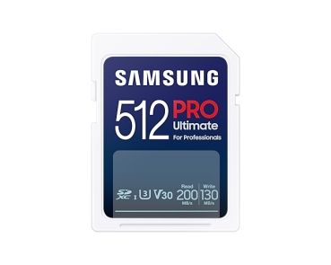 SD Card 512GB Samsung SDXC PRO Ultimate (CL10) Reader retail