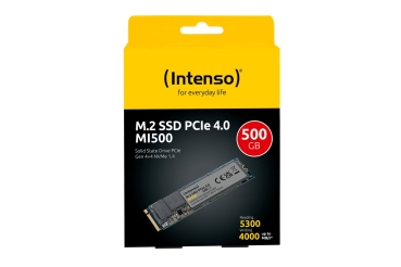 Preview: Intenso M.2 SSD PCIe MI500 500GB Gen.4x4 NVME 1.4 intern retail
