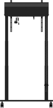 IIYAMA Floor lift on wheels max. 120KG MD-CAR2031-B1 retail (Speditionsversand)