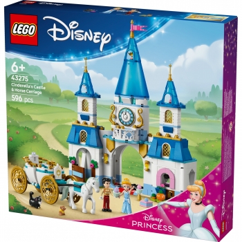 LEGO Disney Princess Cinderellas Schloss und Pferdekutsche 43275