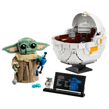 Preview: LEGO Star Wars Grogu in seiner Repulsorwiege 75403