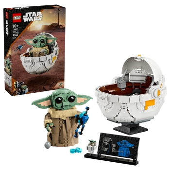 Preview: LEGO Star Wars Grogu in seiner Repulsorwiege 75403