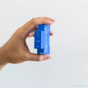 Preview: Shelly Relais Pro 1 WLAN LAN Max. 16A 1 Kanal 1 Phase BT DIN-Rail