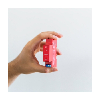 Preview: Shelly Relais Pro 1PM WLAN LAN Max. 16A 1 Kanal 1 Phase BT Messfunktion DIN-Rail