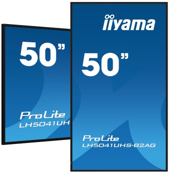 IIYAMA 125.7cm(50) LH5041UHS-B2AG 16:9 3xHDMI+USB VA 4K bl. retail (Speditionsversand)