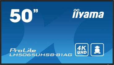 IIYAMA 125.7cm(50)   LH5065UHSB-B1AG 16:9 2xHDMI+DP+USB VA retail (Speditionsversand)