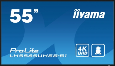 IIYAMA 139.0cm(55) LH5565UHSB-B1 16:9 2xHDMI+DP+2xUSB IPS retail (Speditionsversand)