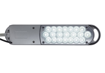 MAUL LED Tischleuchte Atlantic mit Standfuß silber