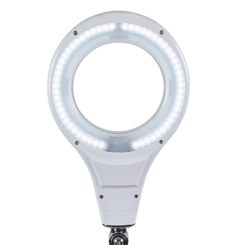 MAUL LED Lupenleuchte Makro mit Standfuß weiß