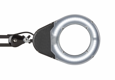 MAUL LED Lupenleuchte Viso mit Klemmfuß schwarz