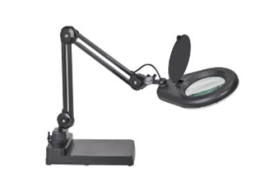 MAUL LED Lupenleuchte Viso mit Standfuß schwarz