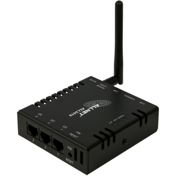 Preview: ALLNET MSR Zentrale ALL3419 inkl. 3 Sensor Ports & WLAN & Temperaturfühler ALL3006 für IP Gebäude Automation