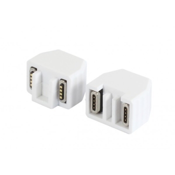 Preview: ALLNET TP-TP Kupplung CAT6A Buchse 1:1 8-pol. RJ45 magnetische Sicherungskupplung 50er Bulk Set Abwurfbuchse PoE fähig bis zu 10GBit