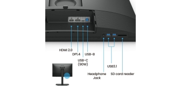 Preview: BenQ 61,2cm SW242Q    16:10 HDMI/DP sb.lift/pivot spk. WQXGA