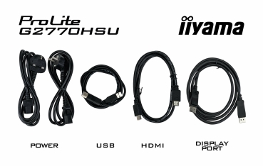 IIYAMA 68.6cm (27)   G2770HSU-B6  16:9  HDMI+DP+USB IPS bl.