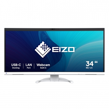 EIZO 86.7cm (34,1) EV3450XC-WT 21:9 4K 2xHDMI+DP+USB-C Curv