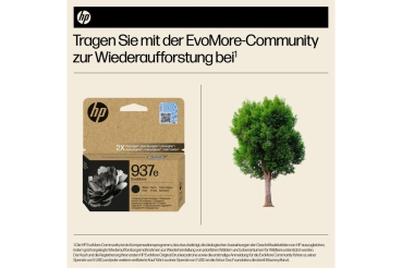 Preview: HP 937e     Schwarz             Tintenpatrone EvoMore