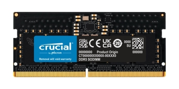 Preview: SO DDR5  8GB PC 5600 CL46 Crucial intern retail