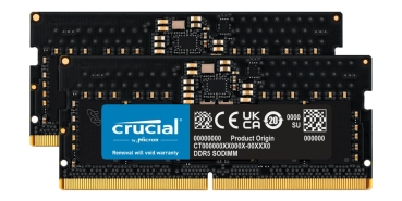 Preview: SO DDR5 16GB PC 5600 CL46  KIT  (2x8GB)   Crucial intern retail