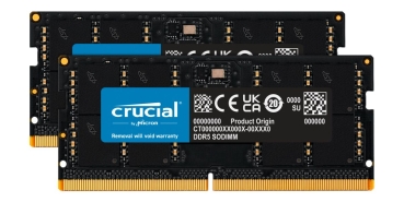 Preview: SO DDR5 96GB PC 5600 CL46  KIT  (2x48GB)  Crucial intern retail