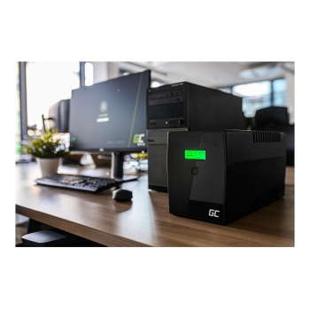 Preview: Green Cell 1000VA 600W Überspannungsschutz 230V Schwarz