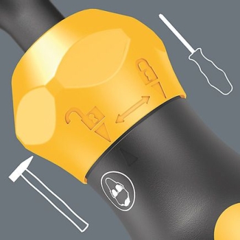 Preview: Wera Kraftform Kompakt 900 Set 1, Schlagschraubendr. 19-tlg