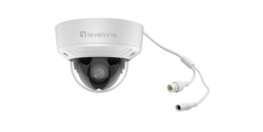 Preview: LevelOne IPCam 4xZ   Dome Fix Out 2MP/H.265/IR/ 10W/PoE/IP67