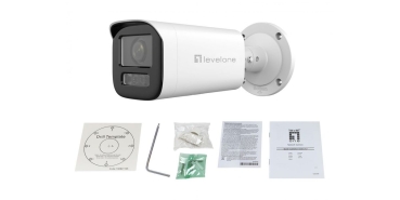 Preview: LevelOne IPCam 4xZ   Dome Fix Out 2MP/H.265/IR/ 11W/PoE/IP67