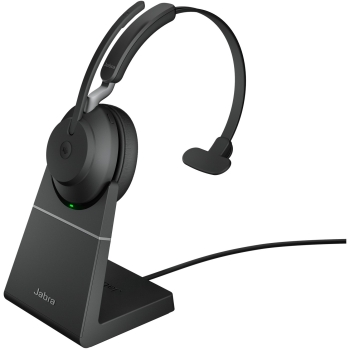 Jabra Evolve2 65 Mono MS + Ladestation + Link 380a. schwarz
