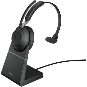 Jabra Evolve2 65 Mono UC + Ladestation + Link 380a. schwarz