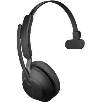 Preview: Jabra Evolve2 65 Mono UC + Ladestation + Link 380a. schwarz