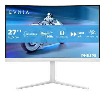 Philips 68,5cm (27,0) 27M2C5201L 16:09 2xHDMI+DP Curved wh.