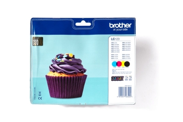Patrone Brother LC-123VALBP Multipack mit Security-Tag