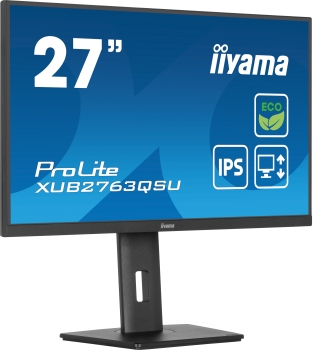 IIYAMA 68.6cm (27)  XUB2763QSU-B1 16:9 HDMI+DP+USB IPS Lift